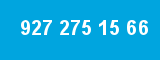 927 275 15 66